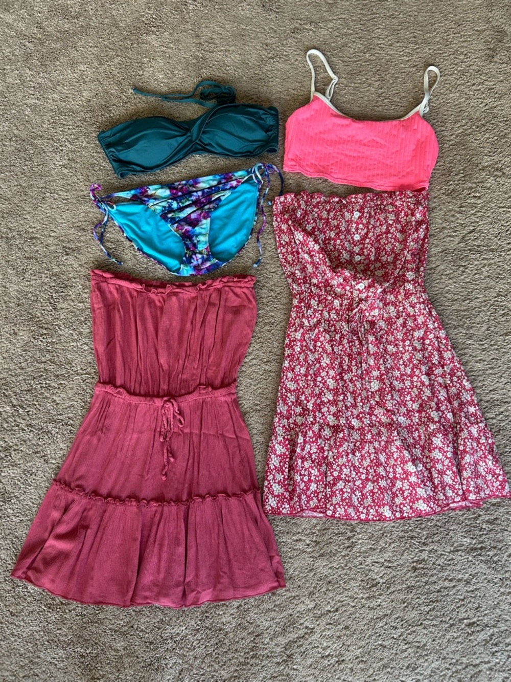 Bundle of women’s swim.  Aerie, Athleta, Kona, Elan